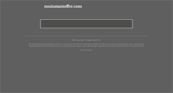 Desktop Screenshot of muinstantoffer.com